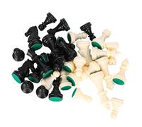 Jeu d'¨¦checs en Plastique International Ch G Jeu d'¨¦checs Complet Noir et Blanc, Ces Jeux d'¨¦checs sont Destin¨¦s aux Jeux. ¨¤ Emporter et ¨¤ Tout Moment (Hauteur du Roi Moyen 64