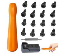 Jeu d' de tournevis à anneau - Kit d'outils de remplacement de précision pour le changement de batterie de la sonnette à anneau et la réinitialisation WiFi - Jeu de tournevis de sécurité magnét