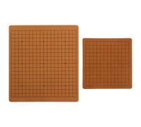 Jeu D’échecs Go Double Face en Cuir 2 Pièces pour Garçon et Filles | Léger et Portable, Favorise la Pensée Stratégique, Développe la Coordination Œil-main Couleur Aléatoire