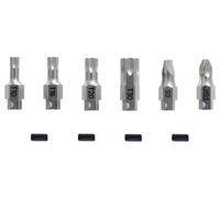 Jeu d embouts daysaver incredible mixmatch bits torx flat jis pour multi outils incredible