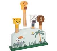 Jeu d encastrement Animaux sauteurs - Safari Orange