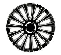 JEU D ENJOLIVEURS DE ROUES LEMANS PRO SILVER BLACK 15INCH