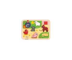 Jeu d éveil Janod Chunky Puzzle à la ferme