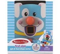 Jeu d’éveil Melissa & Doug Spin et Feed Shape Sorter Multicolore G