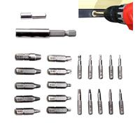 Jeu D Extracteur De Vis - Kit D'Extraction De Boulon Cassé 22-Pièces | Extracteur d'Écrous Précis Embouts de Perceuse Outil Mécanique pour Atelier et Bricolage