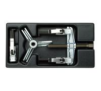 Jeu D’Extracteurs 1 Pièce GEDORE Extracteur à 2 Bras, Acier Chrome-Vanadium