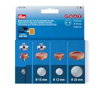 Prym 673131 Jeu d'outils pour œillets avec rondelles