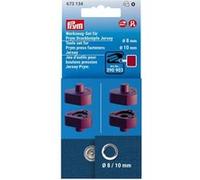 Jeu d’outils pour boutons pression Jersey Prym - Pose facile et précise de boutons sur tissus extensibles vendu au mètre(...) - Rouge Rouge G