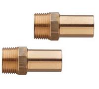 Jeu d'adaptateurs avec filetage mâle et embout à presser - FRICO - ANS2022