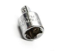 Jeu d'adaptateurs de clé à douille en acier / 4" 3/8" / 2" femelle pour clé mâle Outil convertisseur pour douille pour clé durable pour gadget accessoire pour rapide pour vrac (3 sur 8-/4)