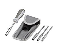 Jeu d'adaptateurs de douilles - Kit de tournevis multifonctions | Tournevis hexagonal en acier haute résistance avec poignée ergonomique pour l'entretien des vélos, clé par