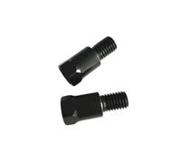 Jeu d'adaptateurs de rétroviseur universels M10 M10x1, 5 M10x1,25, compatibles avec R1200GS en acier noir et métal, 2 paires