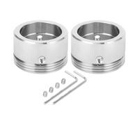 Jeu d'adaptateurs de vanne thermique en acier inoxydable 304, aspect rayé verticalement M30 X 1.5 pour diverses vannes de chauffage