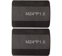 Jeu dadaptateurs filetés M24x1.5x65mm, 2 pièces KS Tools 460.1777