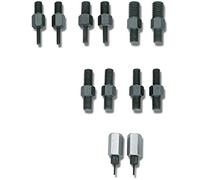 Jeu d'adaptateurs filetés pour applications à 1 et 2 trous, M10