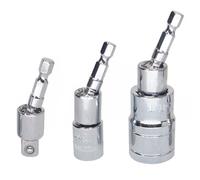 Jeu d'adaptateurs pour perceuse manuelle et tournevis électrique, connecteur d'installation de perceuse en acier au carbone 1/4", 3/8", 1/2", avec tige hexagonale, compatible avec