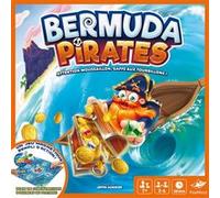 Asmodee - Bermuda Pirates - Jeux de Société pour Enfants dès 7 Ans - Jeu de Plateau Fun pour Jouer en Famille - Exerce Mémoire et Dextérité - 2 à 4 Joueurs - 20 Min - Version française - FoxMind