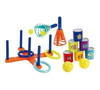 Jeu d'adresse - ECOIFFIER - Pack 3 Sports - Chamboule tout, Jeu de croix, Lance-balles