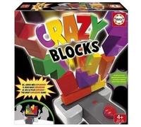 Jeu d'adresse - EDUCA - CRAZY BLOCKS - 15 blocs colorés - À partir de 4 ans - 2 joueurs ou plus