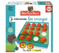 Jeu d'adresse Educa Je memorise les images Petit ours brun Multicolore G