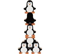 Goki 58683 Pingouin Set de Jouets empilables Multicolore