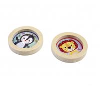 Jeu d'adresse en bois pingouin et lion