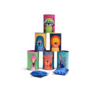 Jeu d'adresse extérieur BS Toys Chamboule-tout animaux