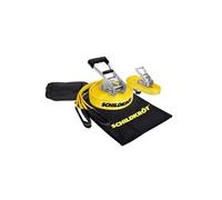 Slackline - SCHILDKROT - 15 m de long x 5 cm de large - Cliquet en métal - Sangle d’apprentissage incluse - Max 150 kg