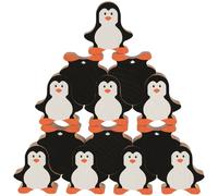 Goki Set de jouets empilables Pingouin 58683 Multicolore