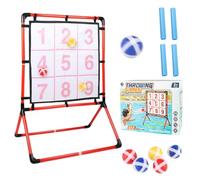 Jeu D'adresse pour Piscine | Jeu De Lancer 2 en 1 avec Grille Sports Nautiques,Jouet Éducatif en Extérieur pour Jardin Fête d'anniversaire Carnaval École Famille