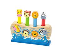 Jeu d'adresse viga 50041 - animaux sauteurs en bois