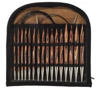 Jeu d'aiguilles circulaires - Prym - 8 paires - Multicolore - Pochette zippée - 4 câbles inclus