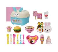Jeu d'alimentation pour Jeu de Rôle,Ensemble de Dînette Factice - de rôle nourrissage | Idée Cadeau pour Fille Enfant Anniversaire Maison Crèche arderie