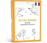 Jeu d'alphabétisation émotionnelle - ZVVN - 64 cartes - Communication non-violente - Dimensions 15,9x11,5x3,4 cm