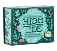 Jeu d'ambiance ASMODEE High Tide - Jeu de placement à 2 joueurs, tuiles en bois, compact - Vert foncé