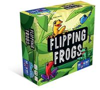 Huch! Jeu d'ambiance Flipping Frogs – Stratégie, bluff – 2–4 joueurs, dès 6 ans