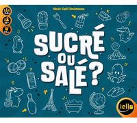 Jeu d'ambiance coopératif Iello Sucré ou Salé ? 2-8 joueurs 8+ ans Bleu sarcelle