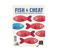 Gigamic - Fish & Cheat - Le Jeu de Bluff, Familial, Rapide - pour Les Enfants de 10 Ans et Plus et Les Adultes - Tentez de débusquer la Bonne réponse Parmi l'océan de mensonges! - De 4 à 10 Joueurs.