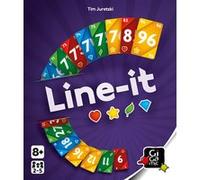 Gigamic - Line-IT - Un Jeu de Cartes - Un Jeu d'ambiance et de Prise de Risques - pour 2 à 5 Joueurs - A partir de 8 Ans.