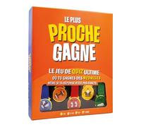 Le Plus Proche Gagne - Vainqueur Grand Prix du Jouet 2025 - Le Jeu De Quiz Ultime - Jeux de société Famille - Jeux d’Ambiance & Culture générale - Cadeau Familles & Amis.