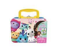 Gabby et la Maison Magique - Memo Valisette Gabby Chat - Jeu De Société - Jeu De Carte Concentration 72 Cartes pour Collecter 36 Paires - Jouet Enfant 3 Ans Et +