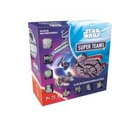 Asmodee - Star Wars Super Teams - Jeu de société de Courses de vaisseaux spatiaux pour 2 à 4 Joueurs âgés de 7 Ans et Plus, Jeu de Cartes avec Figurines, 30 Minutes, Version française