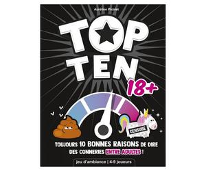 Jeu d'Ambiance Top Ten 18+ : Rires et Défis Épicés