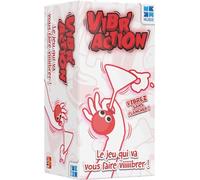 Megableu - VIBR'ACTION - Jeu de Cartes d'Ambiance Fun pour Adultes - Jeux de Société Soirées Entre Amis - 200 Défis Amusant A Relever - 2+ Joueurs - 30 Min - avec 3 Piles AA Non Fournies - 14+ Ans
