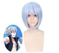 Jeu d'anime IDOLiSH7 perruque YOTSUBA TAMAKI Cosplay cheveux bleu clair court synthétique résistant à la chaleur perruque Comiket jeu de rôle PL-614