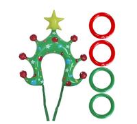 Jeu D'anneaux À Lancer Sapin De Noël,Diadèmes Anneaux De Lancer - Activité Familiale en Extérieur pour Et Adultes