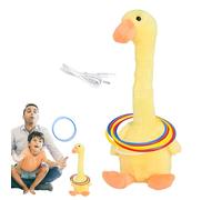 Jeu d'anneaux électronique - Jouet en forme de canard, équipement de jeu de fête | Lanceur d'anneaux rechargeable par USB avec objectif mobile qui peut être apprécié partout, à l'extérieur ou à