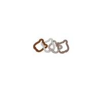 Jeu d'anneaux silicone 20x7x1cm teddy be
