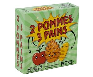Jeu d'annonce 2 pommes et 3 pains