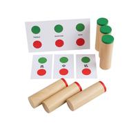 Jeu D'Appairage Vocal En Bois Coloré Éducatif Pour Enfants, Identification Du Son